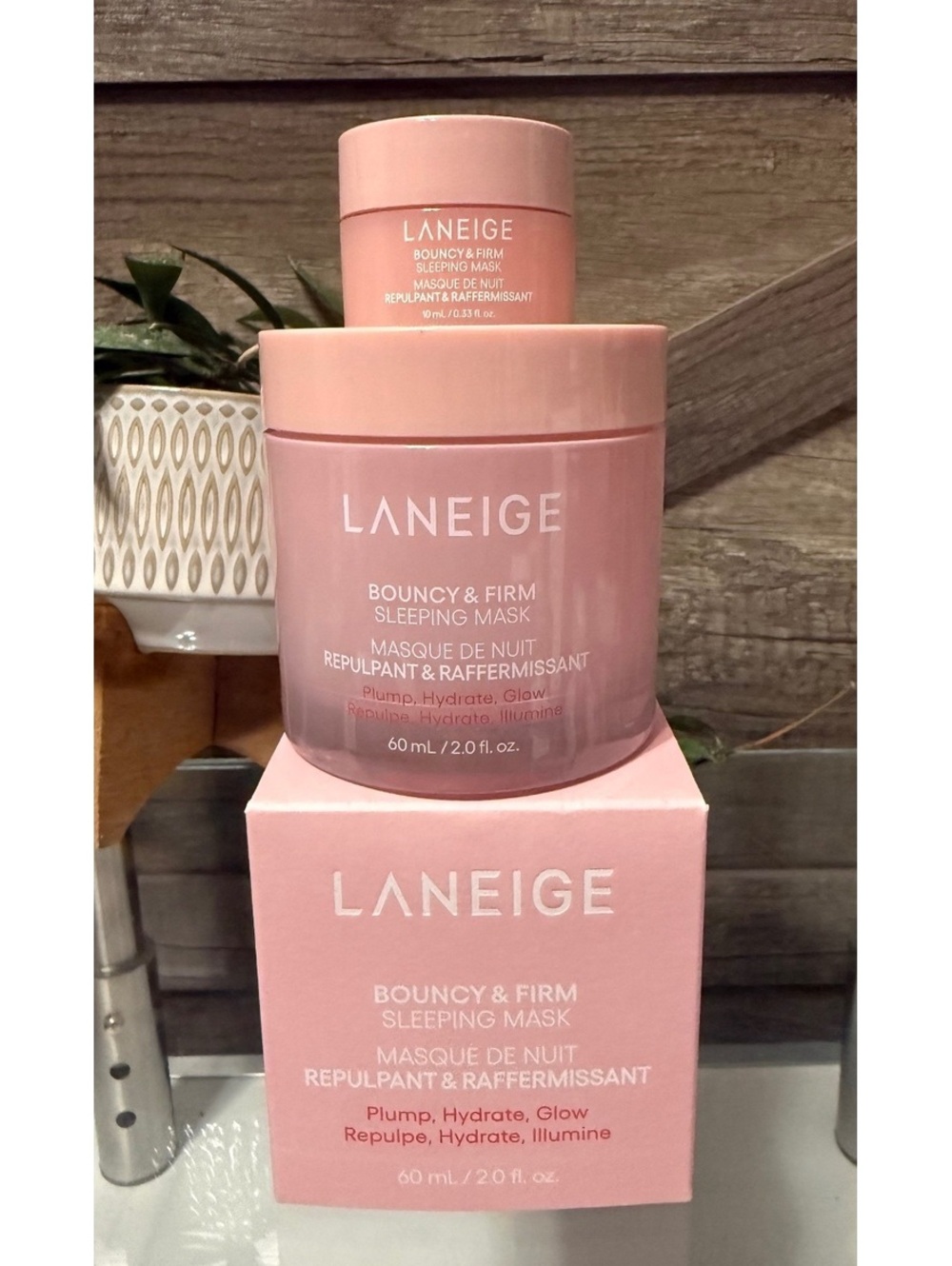 Laneige Bouncy & Firm Sleeping Mask (Plus mini)